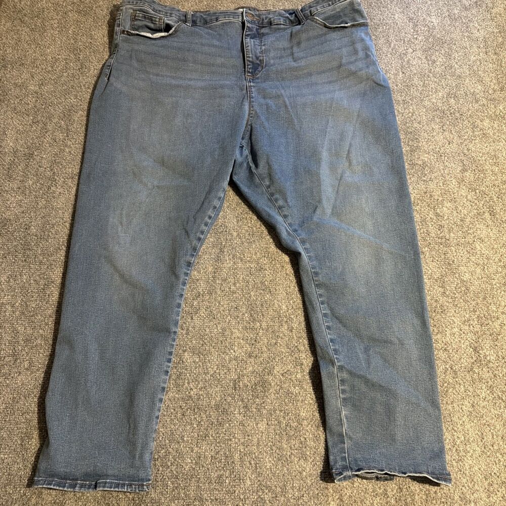 Sofia Jeans by Sofia Vergara Rosa Curvy Jeans Womens 20W Cuffed Stretchy